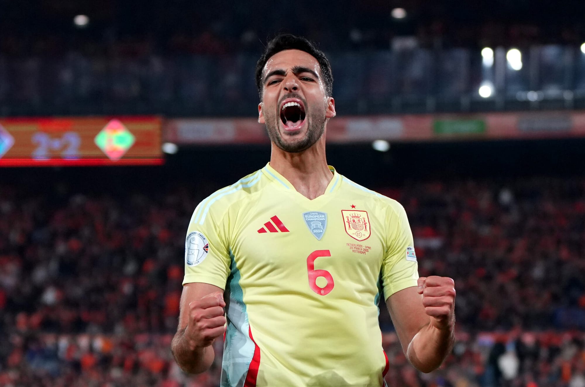 Spanish Media Hail Arsenal’s Mikel Merino After “Historic” Hat-Trick
