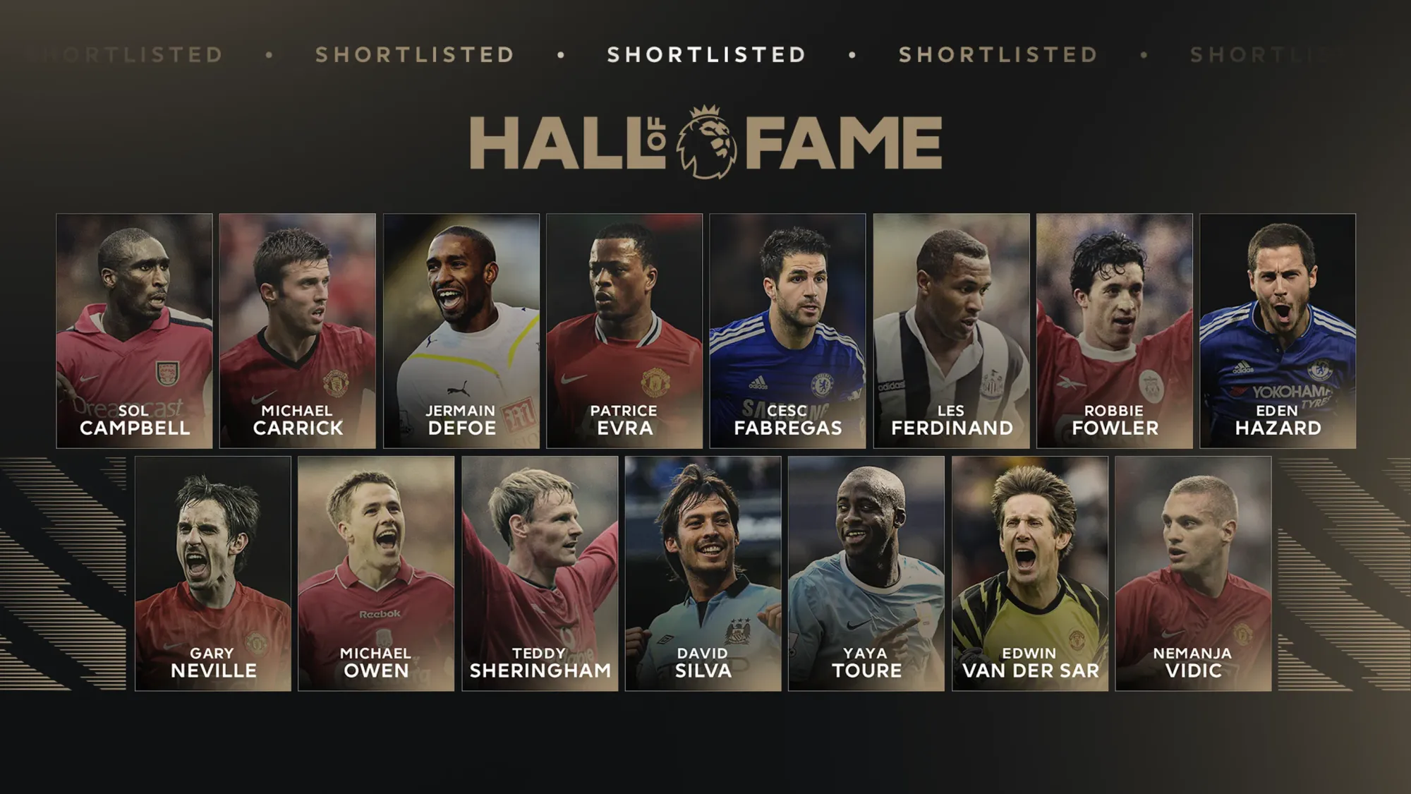 Vote Here: Premier League Hall of Fame 2025 Nominees