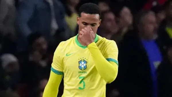 Gabriel suffers injury playing for Brazil (John Walton/PA)