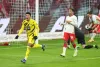 Jadon Sancho in action for Borussia Dortmund against RB Leipzig