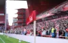 Nottingham Forest corner flag at the City Ground 