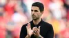 Arsenal manager Mikel Arteta at Anfield