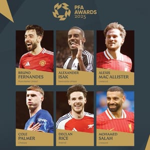 PFA Players' Player of the Year Nominees.