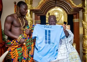 Back to Roots: Jeremy Doku returns to Ghana after  17 years