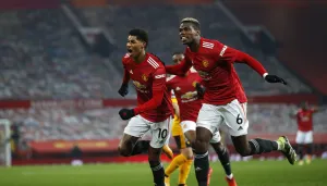 Paul Pogba, Marcus Rashford, Manchester United.