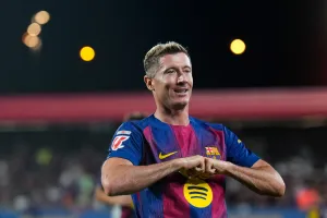 Robert Lewandowski scores brace in his 150th games at FC Barcelona