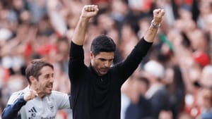 Arteta Hails “Joyful” Madueke as Arsenal Go Top After Forest Rout