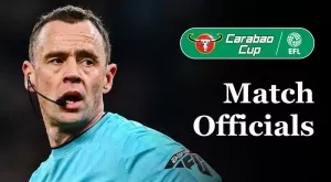 Match Officials Confirmed For Carabao Cup Third Round
